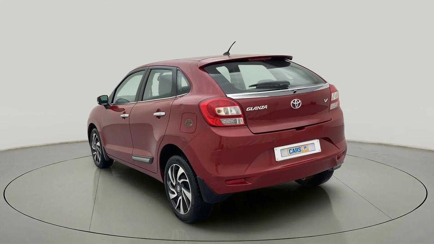 2020 Toyota Glanza V, Petrol, Manual, 52,892 km, Left Back Diagonal