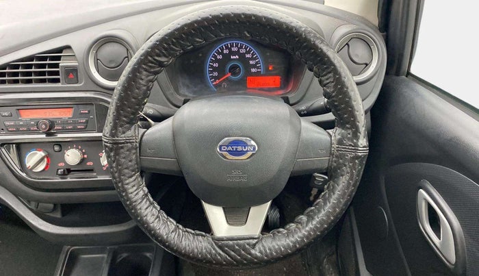 2018 Datsun Redi Go S 1.0 AMT, Petrol, Automatic, 26,777 km, Steering Wheel Close Up