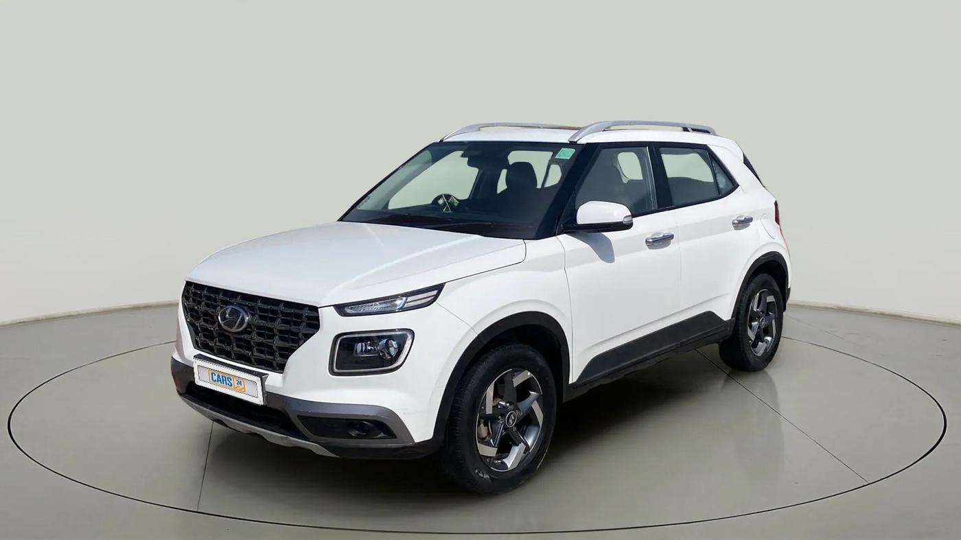 2020 Hyundai VENUE SX 1.0 (O) TURBO, Petrol, Manual, 47,402 km, Left Front Diagonal