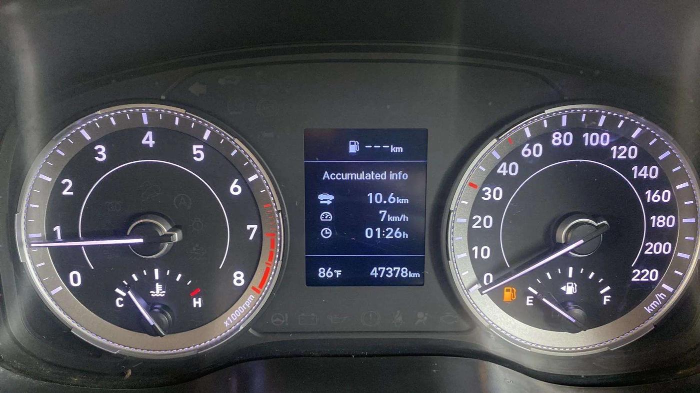 2020 Hyundai VENUE SX 1.0 (O) TURBO, Petrol, Manual, 47,402 km, Odometer Image
