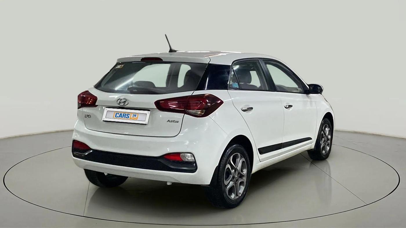 2019 Hyundai Elite i20 ASTA 1.2 (O), Petrol, Manual, 43,906 km, Right Back Diagonal