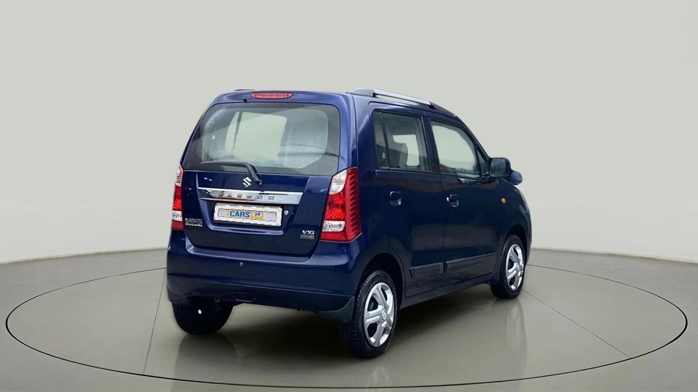 2018 Maruti Wagon R 1.0 VXI AMT, Petrol, Automatic, 39,146 km, Right Back Diagonal