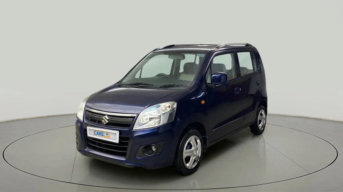 2018 Maruti Wagon R 1.0 VXI AMT, Petrol, Automatic, 39,146 km, Left Front Diagonal