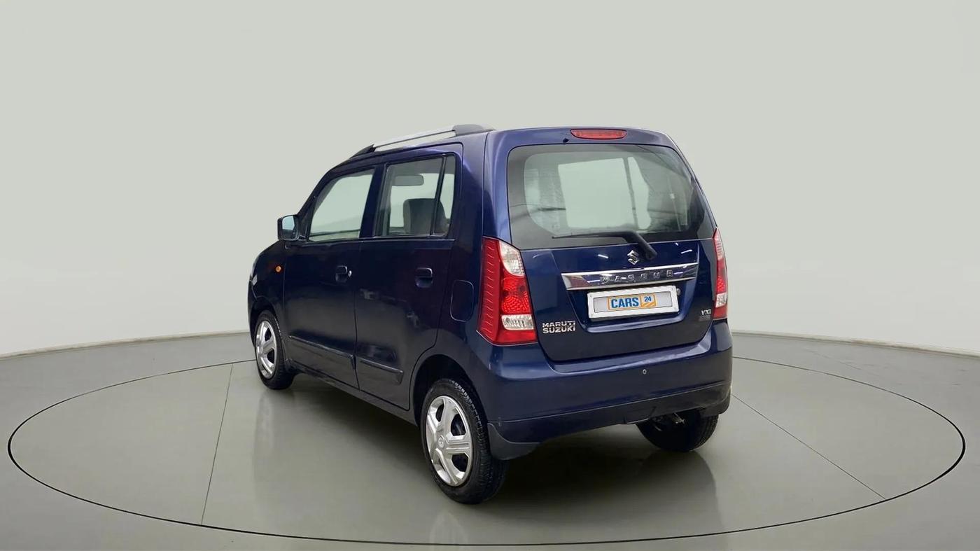 2018 Maruti Wagon R 1.0 VXI AMT, Petrol, Automatic, 39,146 km, Left Back Diagonal