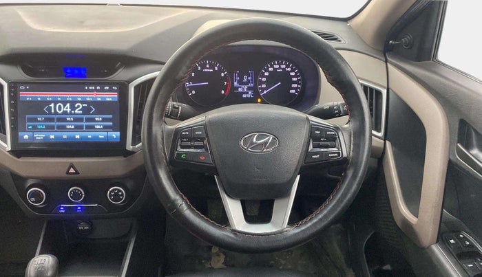 2017 Hyundai Creta E 1.6 PETROL, Petrol, Manual, 68,734 km, Steering Wheel Close Up