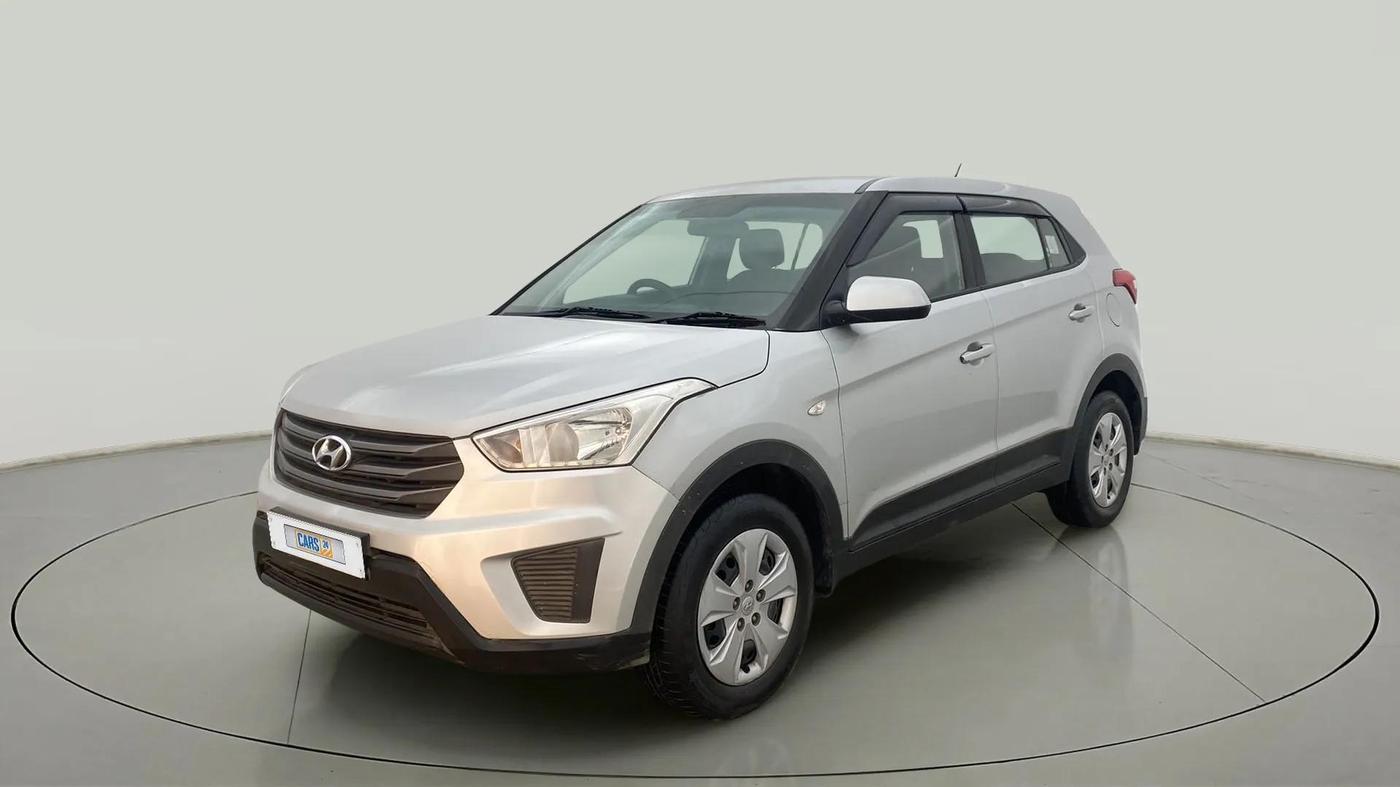 2017 Hyundai Creta E 1.6 PETROL, Petrol, Manual, 68,734 km, Left Front Diagonal