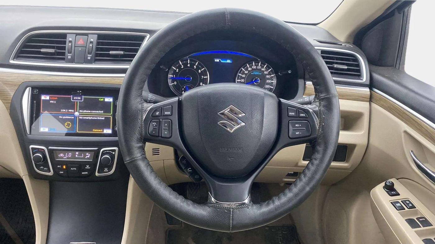2018 Maruti Ciaz ALPHA 1.5 SHVS PETROL, Petrol, Manual, 22,154 km, Steering Wheel Close Up