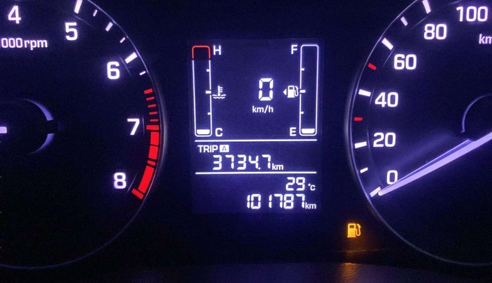 2017 Hyundai Creta E PLUS 1.6 PETROL, Petrol, Manual, 1,02,078 km, Odometer Image