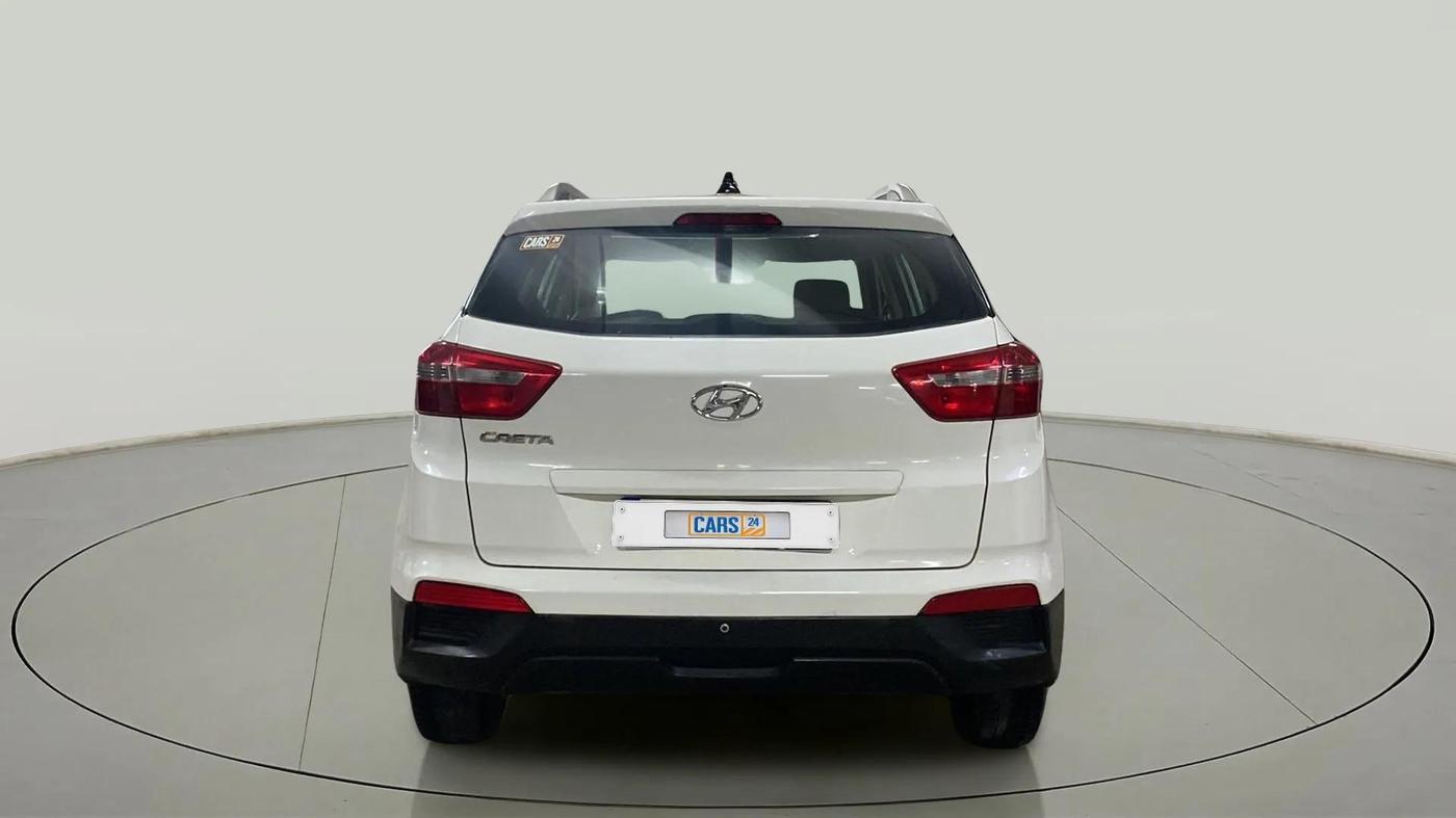 2017 Hyundai Creta E PLUS 1.6 PETROL, Petrol, Manual, 1,02,078 km, Back/Rear