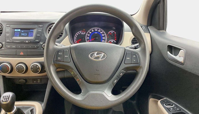 2016 Hyundai Grand i10 SPORTZ 1.2 KAPPA VTVT, Petrol, Manual, 63,523 km, Steering Wheel Close Up