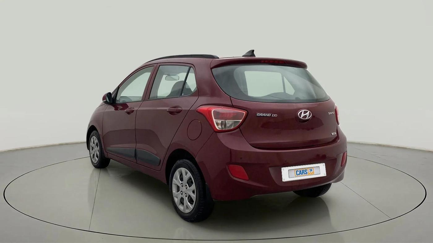 2016 Hyundai Grand i10 SPORTZ 1.2 KAPPA VTVT, Petrol, Manual, 63,523 km, Left Back Diagonal