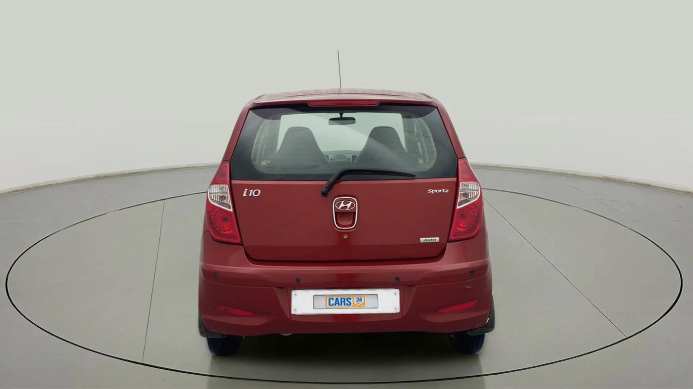 2013 Hyundai i10 SPORTZ 1.2 AT, Petrol, Automatic, 70,354 km, Back/Rear