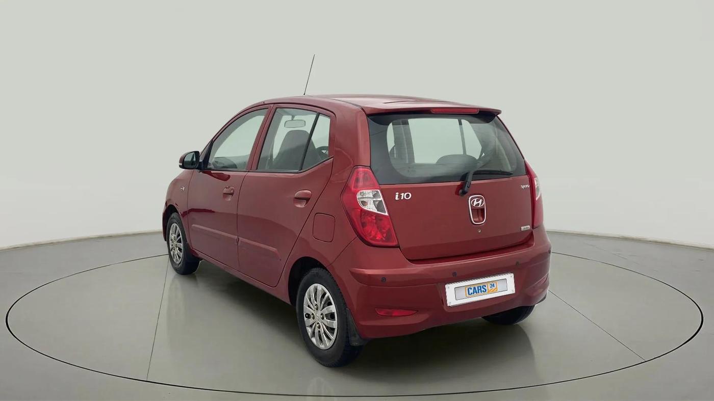 2013 Hyundai i10 SPORTZ 1.2 AT, Petrol, Automatic, 70,354 km, Left Back Diagonal