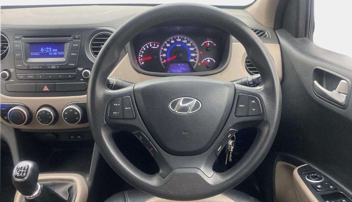 2015 Hyundai Grand i10 SPORTZ 1.2 KAPPA VTVT, Petrol, Manual, 46,565 km, Steering Wheel Close Up