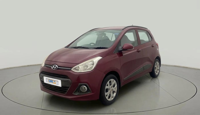 2015 Hyundai Grand i10 SPORTZ 1.2 KAPPA VTVT, Petrol, Manual, 46,565 km, Left Front Diagonal
