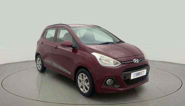 2015 Hyundai Grand i10 SPORTZ 1.2 KAPPA VTVT, Petrol, Manual, 46,565 km, Right Front Diagonal