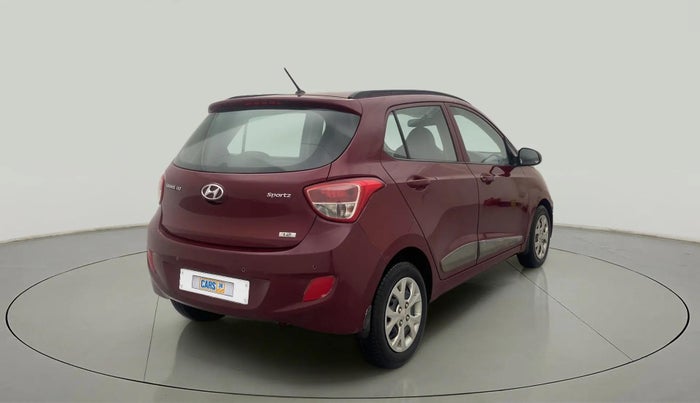 2015 Hyundai Grand i10 SPORTZ 1.2 KAPPA VTVT, Petrol, Manual, 46,565 km, Right Back Diagonal