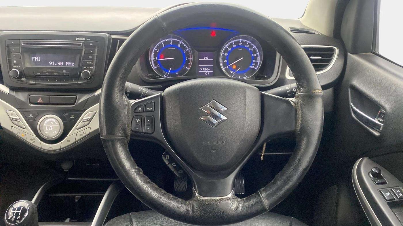 2017 Maruti Baleno DELTA PETROL 1.2, Petrol, Manual, 41,062 km, Steering Wheel Close Up