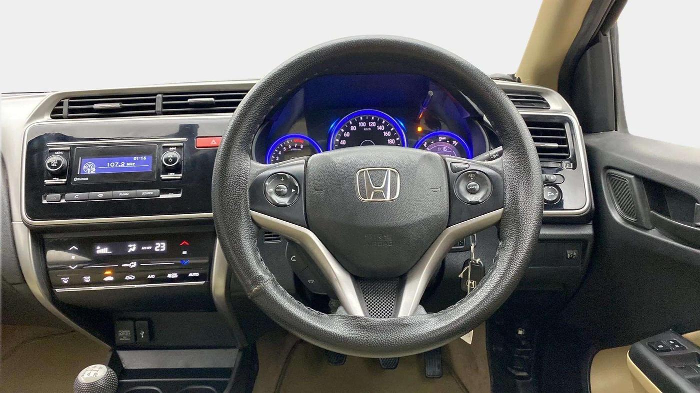 2015 Honda City 1.5L I-VTEC SV, Petrol, Manual, 38,175 km, Steering Wheel Close Up