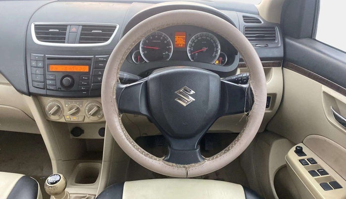 2014 Maruti Swift Dzire VXI, Petrol, Manual, 50,736 km, Steering Wheel Close Up