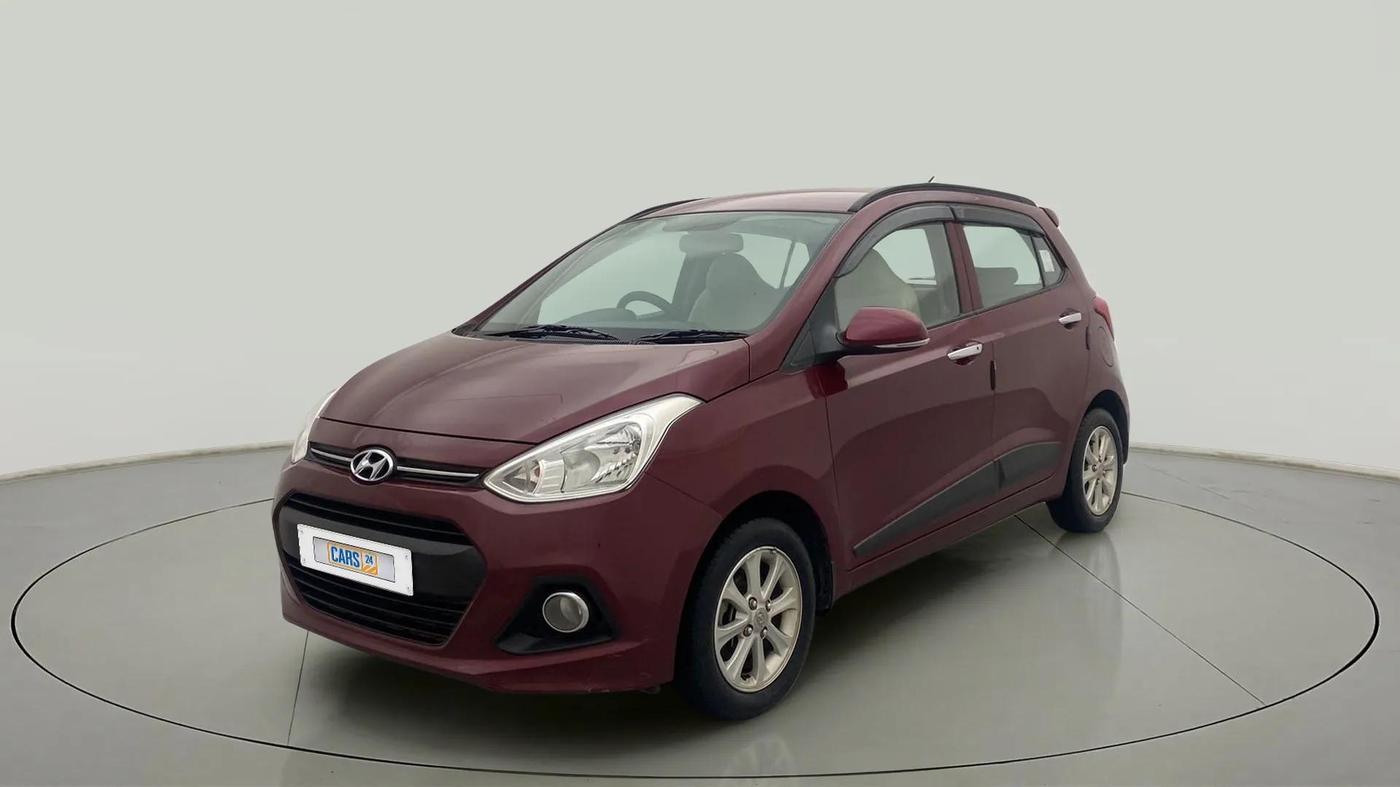 2014 Hyundai Grand i10 ASTA AT 1.2 KAPPA VTVT, Petrol, Automatic, 17,082 km, Left Front Diagonal