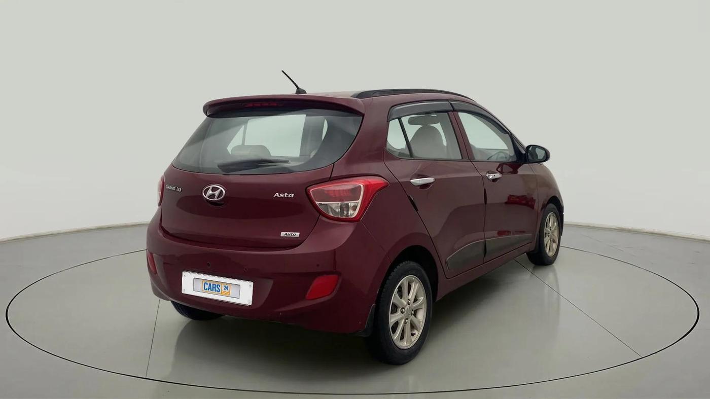 2014 Hyundai Grand i10 ASTA AT 1.2 KAPPA VTVT, Petrol, Automatic, 17,082 km, Right Back Diagonal