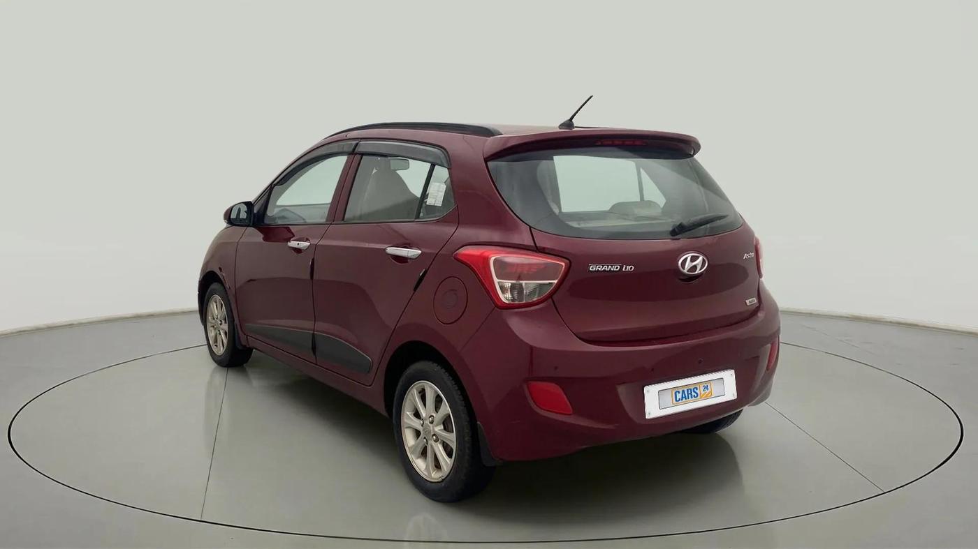 2014 Hyundai Grand i10 ASTA AT 1.2 KAPPA VTVT, Petrol, Automatic, 17,082 km, Left Back Diagonal