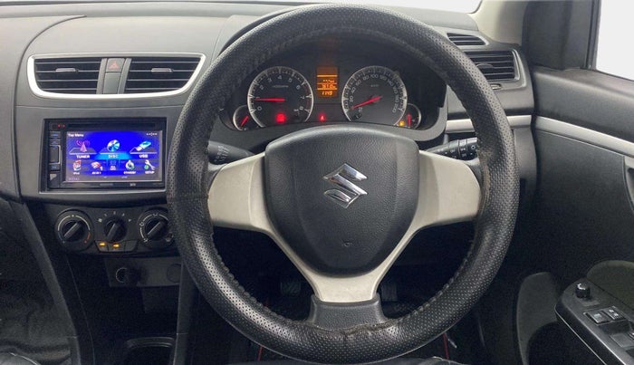 2014 Maruti Swift VXI, Petrol, Manual, 76,826 km, Steering Wheel Close Up