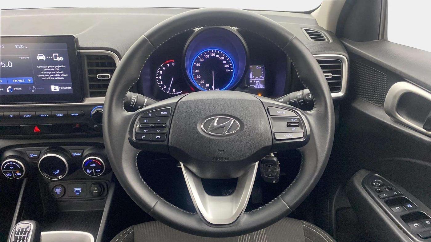 2019 Hyundai VENUE SX 1.0 TURBO, Petrol, Manual, 46,388 km, Steering Wheel Close Up