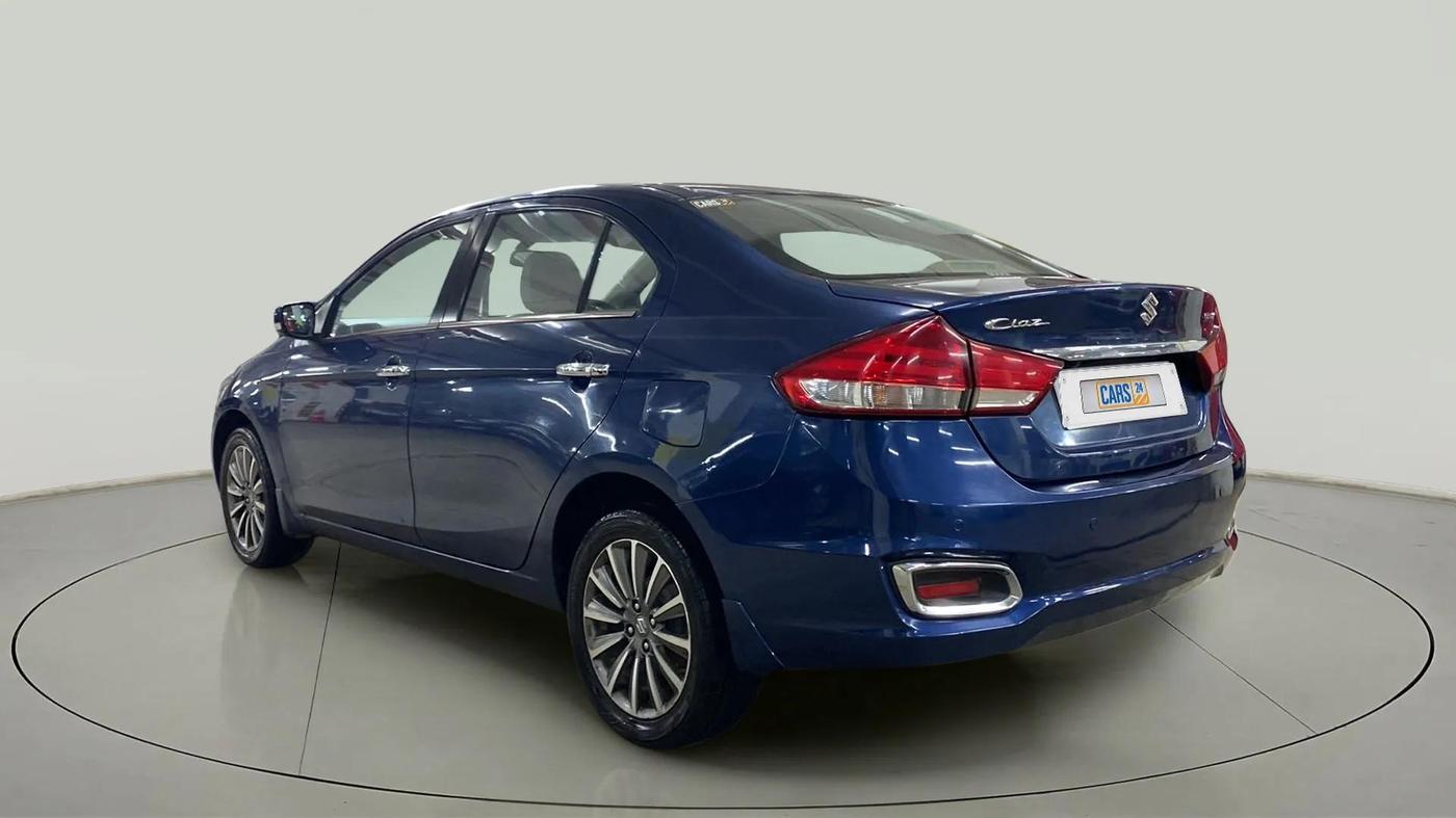 2018 Maruti Ciaz ALPHA  AT 1.5 SHVS PETROL, Petrol, Automatic, 94,371 km, Left Back Diagonal