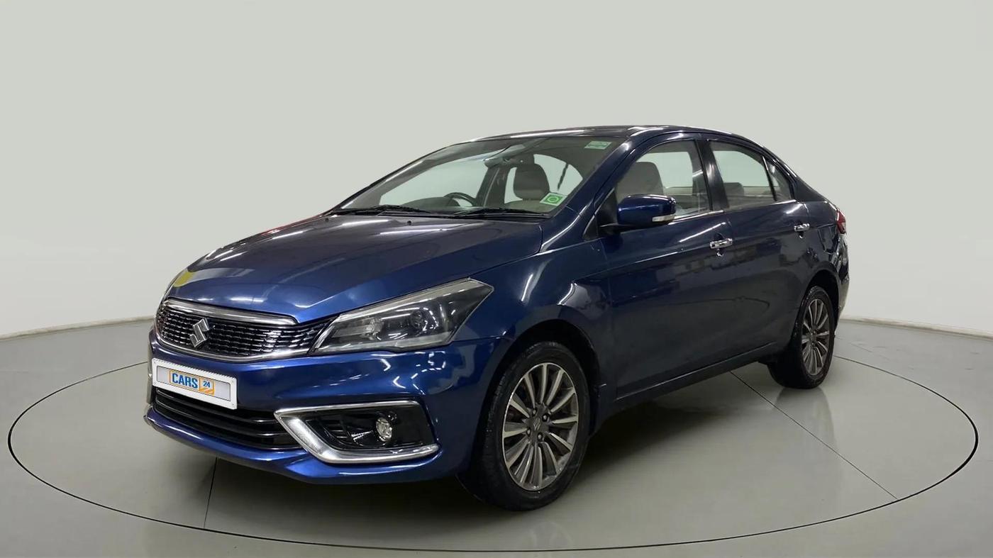 2018 Maruti Ciaz ALPHA  AT 1.5 SHVS PETROL, Petrol, Automatic, 94,371 km, Left Front Diagonal
