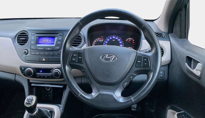 2014 Hyundai Xcent SX 1.2 (O), Petrol, Manual, 88,870 km, Steering Wheel Close Up