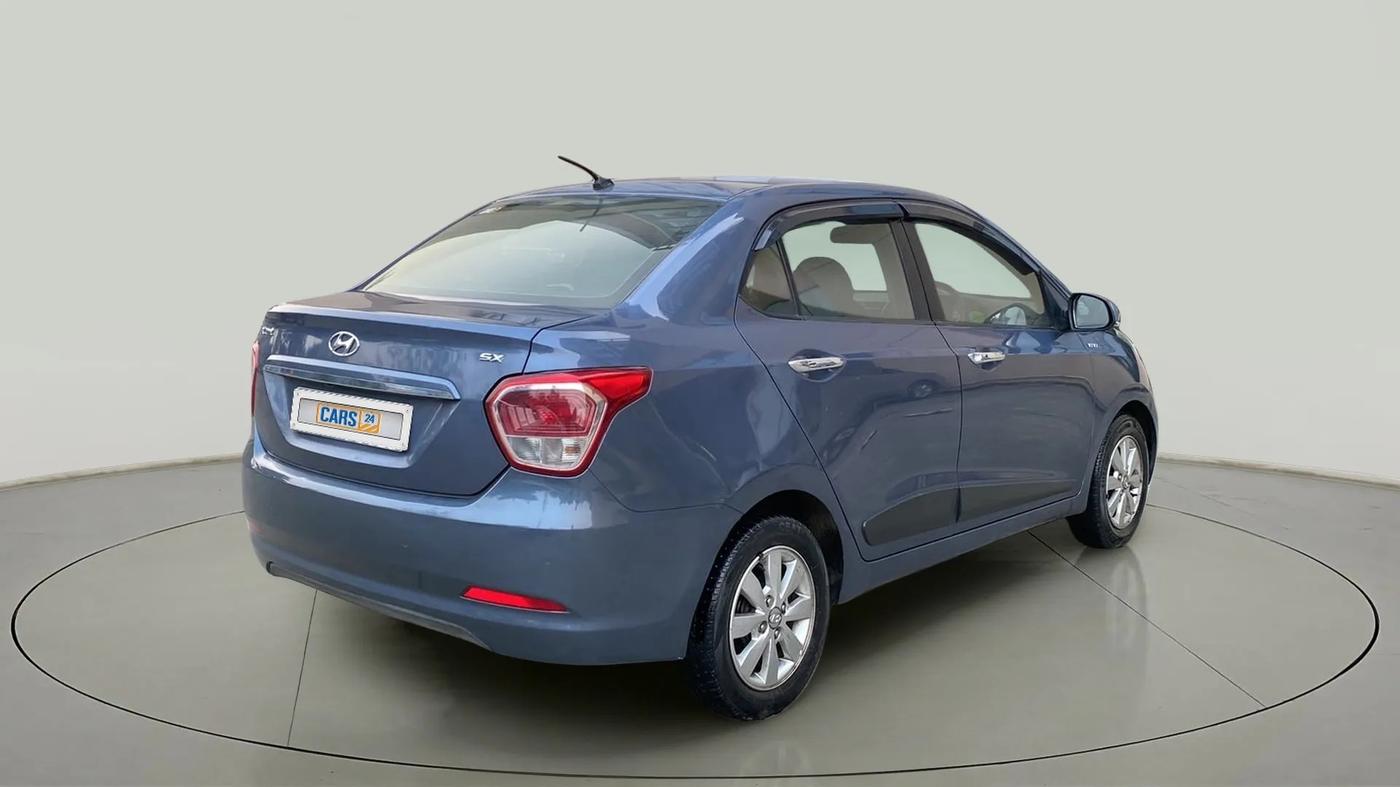 2014 Hyundai Xcent SX 1.2 (O), Petrol, Manual, 88,870 km, Right Back Diagonal