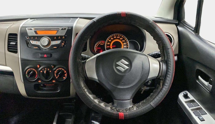 2014 Maruti Wagon R 1.0 VXI, Petrol, Manual, 49,862 km, Steering Wheel Close Up
