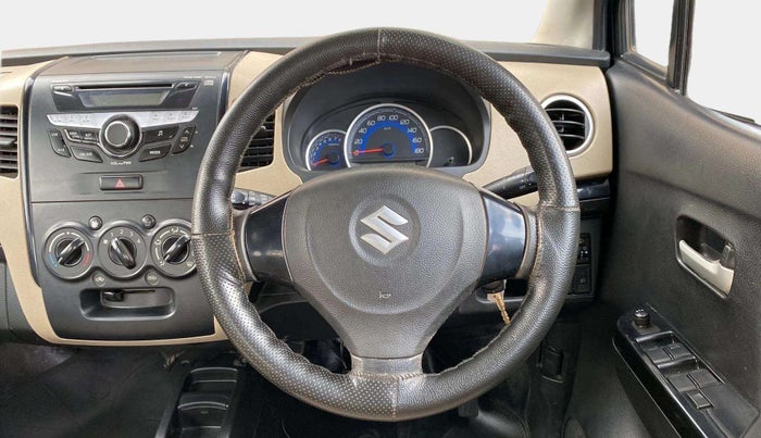2018 Maruti Wagon R 1.0 VXI, Petrol, Manual, 66,222 km, Steering Wheel Close Up