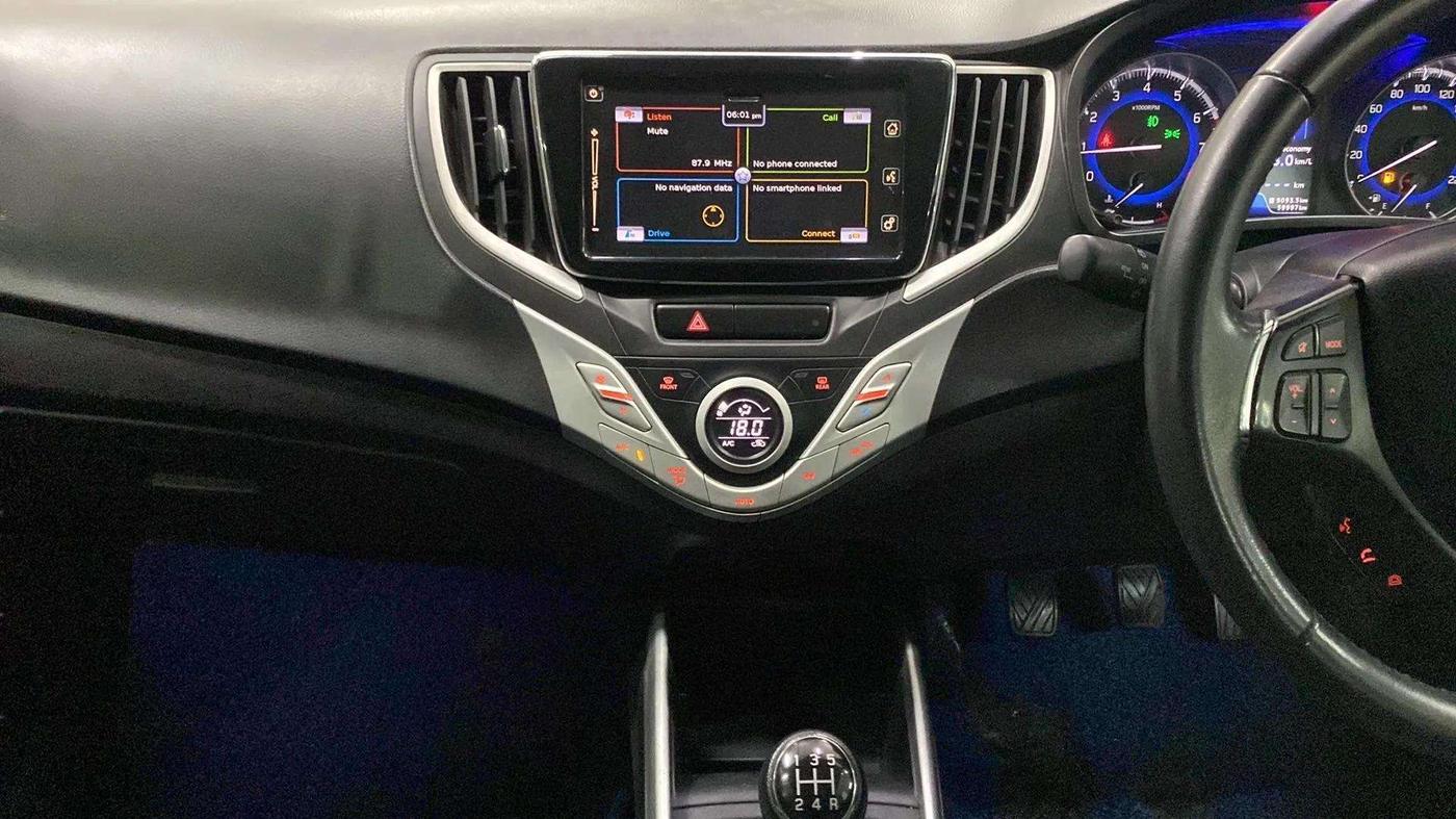 2018 Maruti Baleno ALPHA PETROL 1.2, CNG, Manual, 59,957 km, Air Conditioner