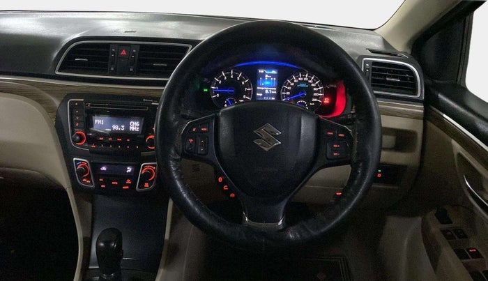 2018 Maruti Ciaz ZETA AT 1.5  SHVS PETROL, Petrol, Automatic, 58,294 km, Steering Wheel Close Up