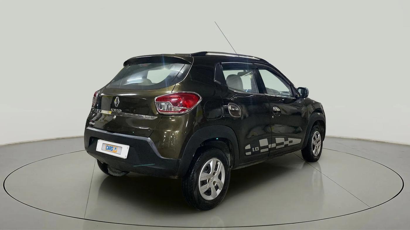 2016 Renault Kwid RXT 1.0 AMT, Petrol, Automatic, 18,953 km, Right Back Diagonal