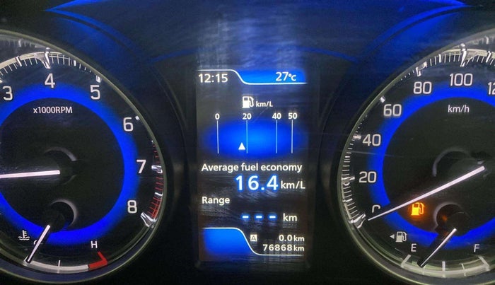 2016 Maruti Baleno ZETA PETROL 1.2, Petrol, Manual, 76,825 km, Odometer Image