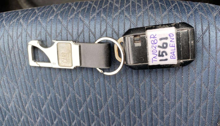 2019 Maruti Baleno ZETA CVT PETROL 1.2, Petrol, Automatic, 59,998 km, Key Close Up