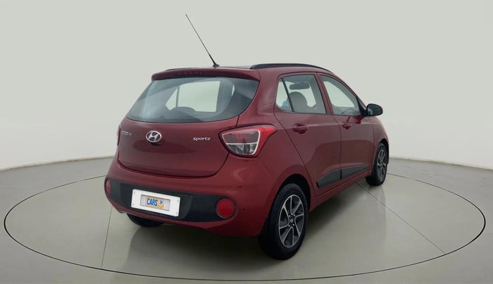 2018 Hyundai Grand i10 SPORTZ AT 1.2 KAPPA VTVT, Petrol, Automatic, 69,159 km, Right Back Diagonal