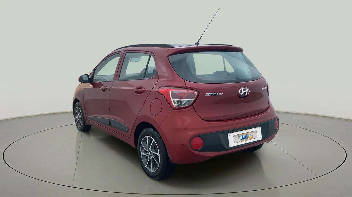 2018 Hyundai Grand i10 SPORTZ AT 1.2 KAPPA VTVT, Petrol, Automatic, 69,159 km, Left Back Diagonal