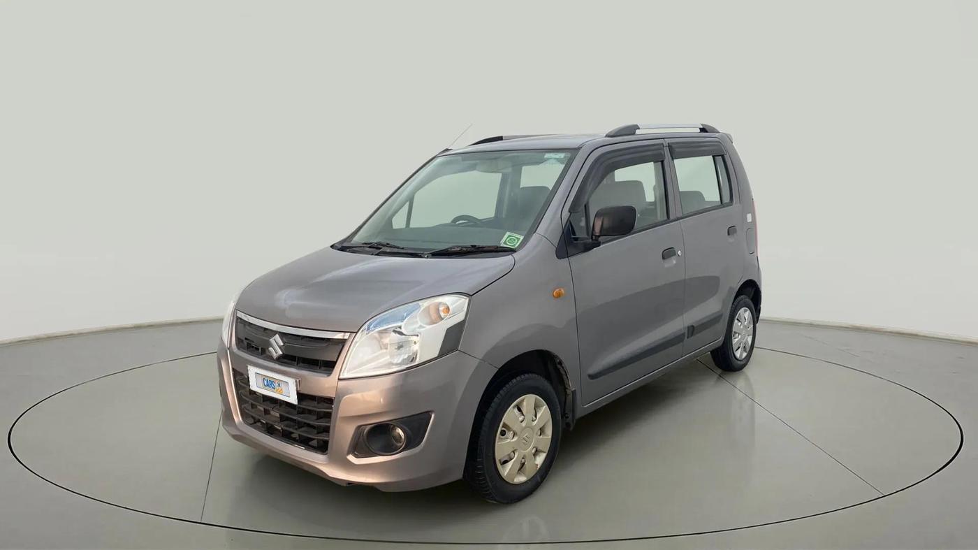 2014 Maruti Wagon R 1.0 LXI CNG, CNG, Manual, 76,058 km, Left Front Diagonal