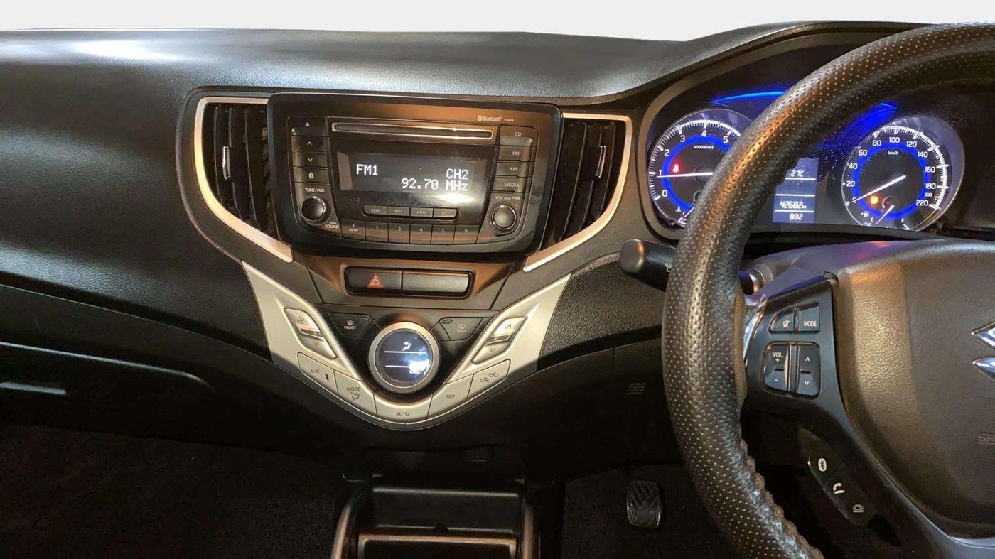2017 Maruti Baleno DELTA PETROL 1.2, Petrol, Manual, 42,698 km, Air Conditioner