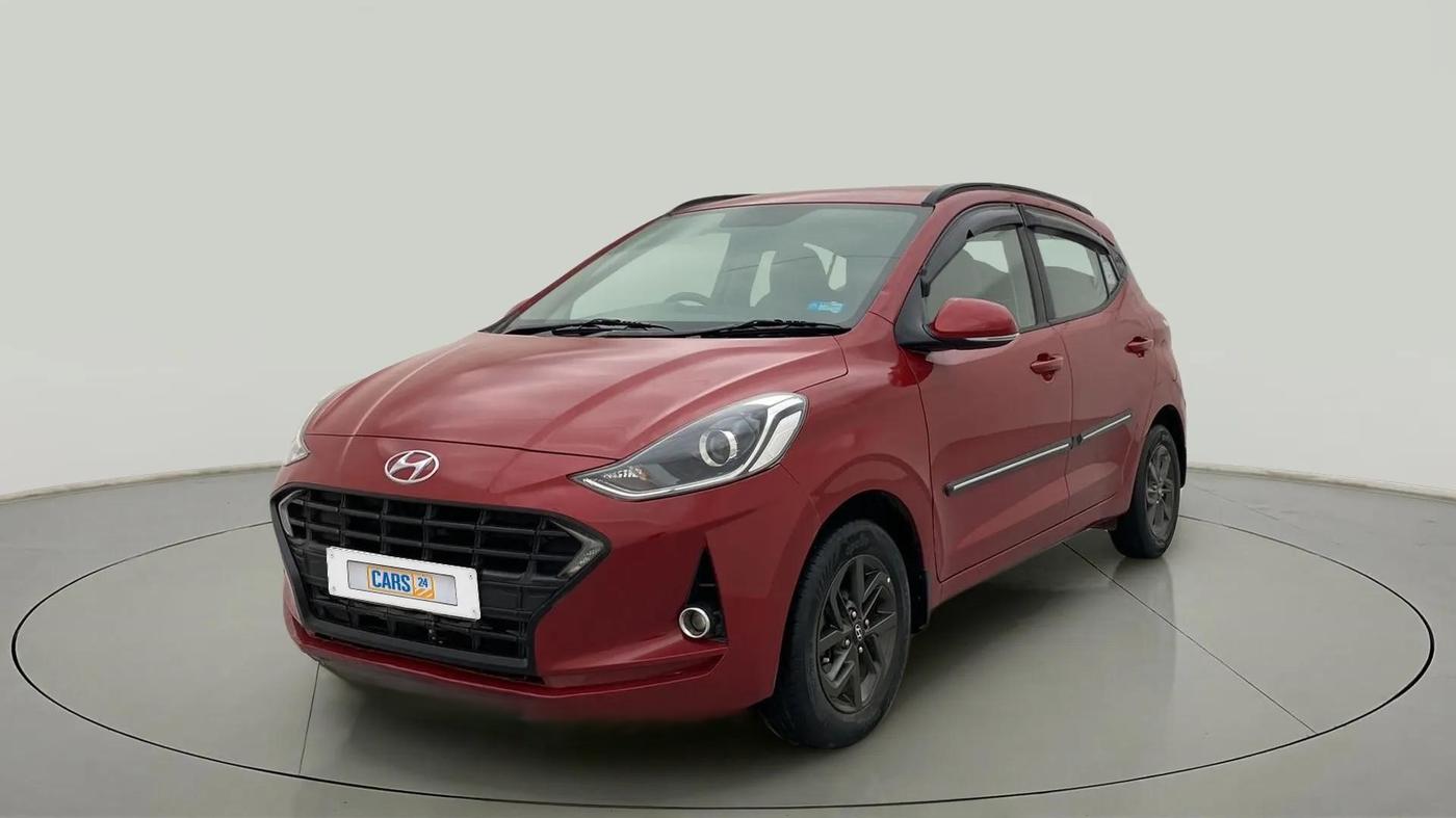 2020 Hyundai GRAND I10 NIOS SPORTZ AMT 1.2 KAPPA VTVT, Petrol, Automatic, 51,635 km, Left Front Diagonal