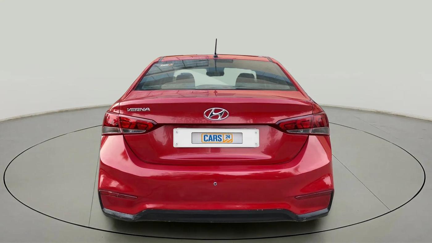 2019 Hyundai Verna 1.4 E PETROL, Petrol, Manual, 58,102 km, Back/Rear
