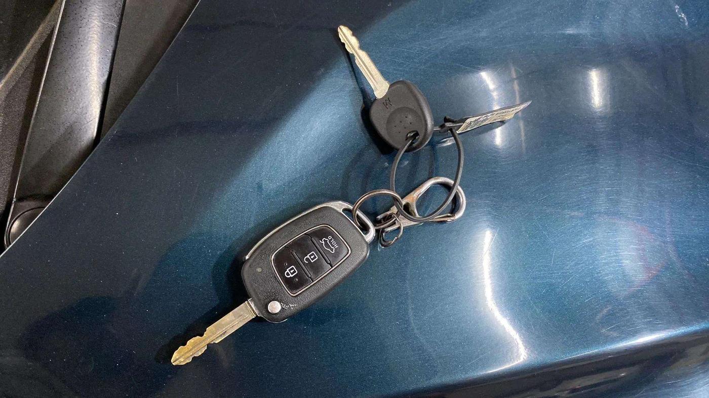 2019 Hyundai GRAND I10 NIOS SPORTZ AMT 1.2 KAPPA VTVT, Petrol, Automatic, 20,976 km, Key Close Up