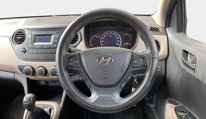 2018 Hyundai Grand i10 MAGNA 1.2 KAPPA VTVT, Petrol, Manual, 12,707 km, Steering Wheel Close Up