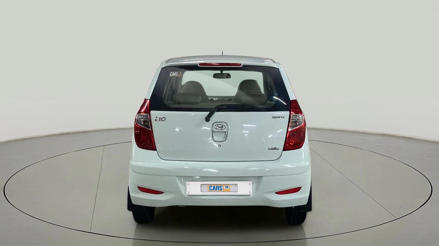 2013 Hyundai i10 SPORTZ 1.2, Petrol, Manual, 41,634 km, Back/Rear