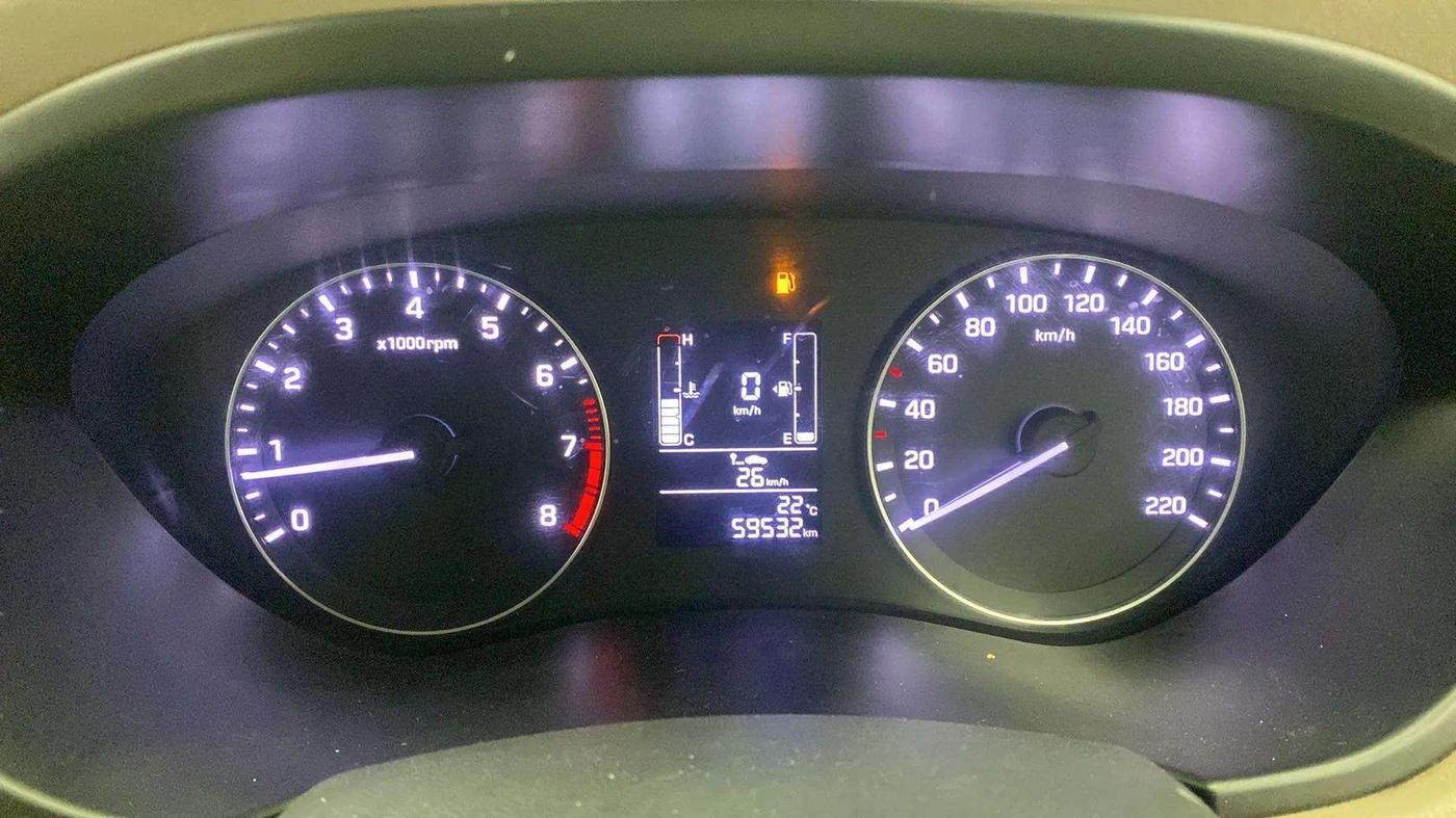 2016 Hyundai Elite i20 SPORTZ 1.2, Petrol, Manual, 59,509 km, Odometer Image